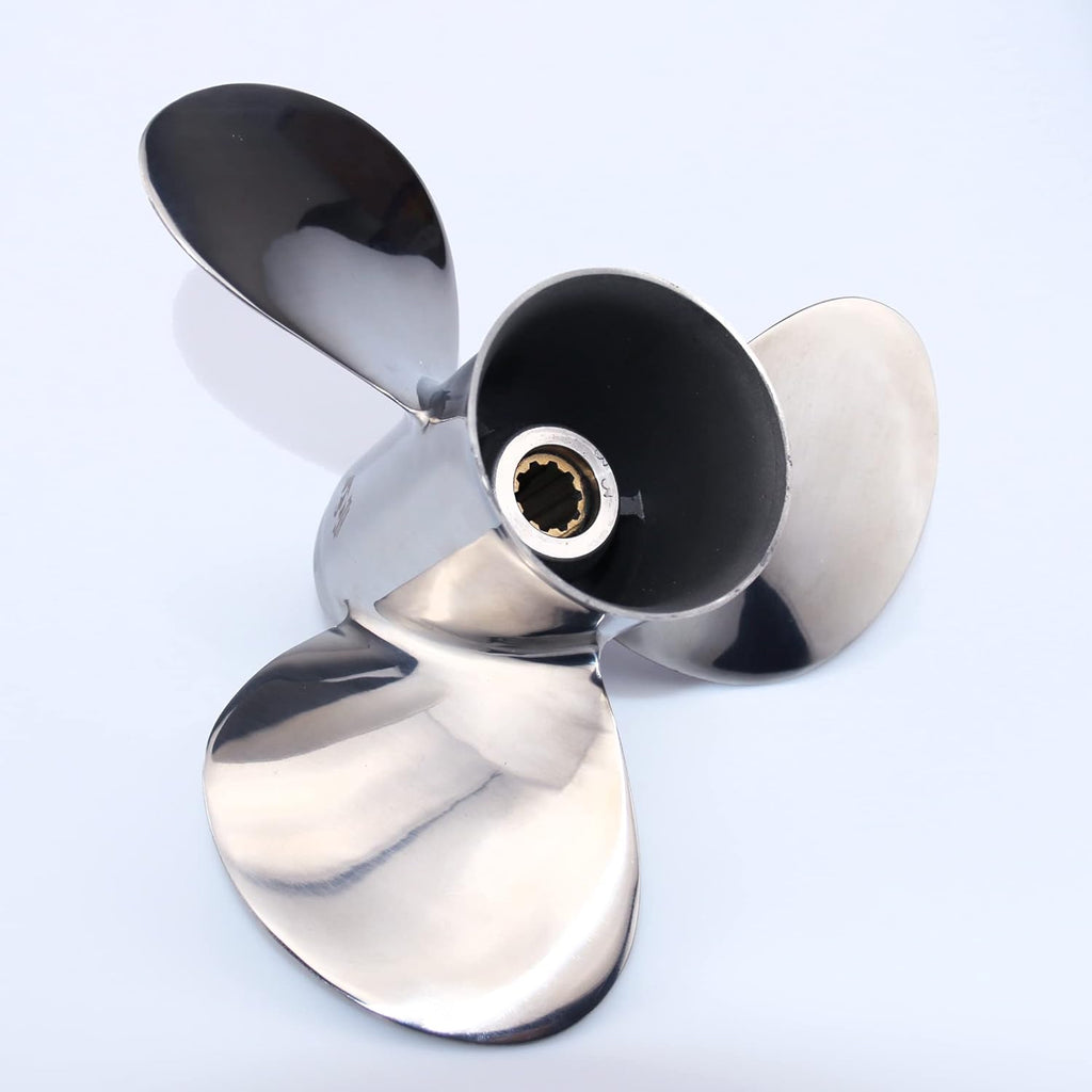 Stainless Steel Propeller for 25-30HP, 10 Spline Tooth, RH (9 7/8x10 1/2) Y946172