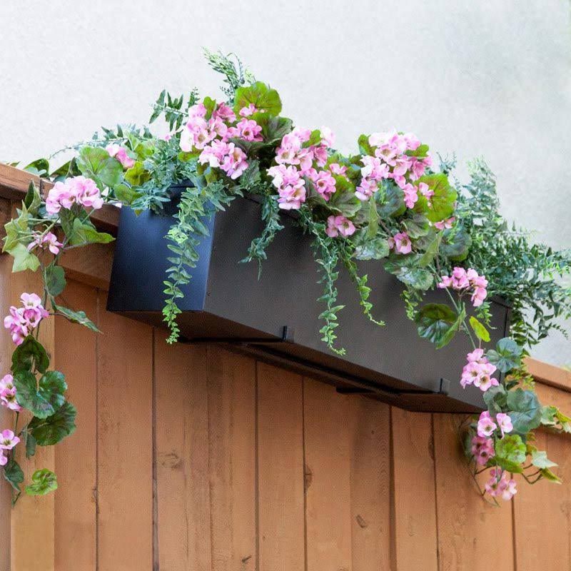Black-Tone Metal Window Box Liner V6372