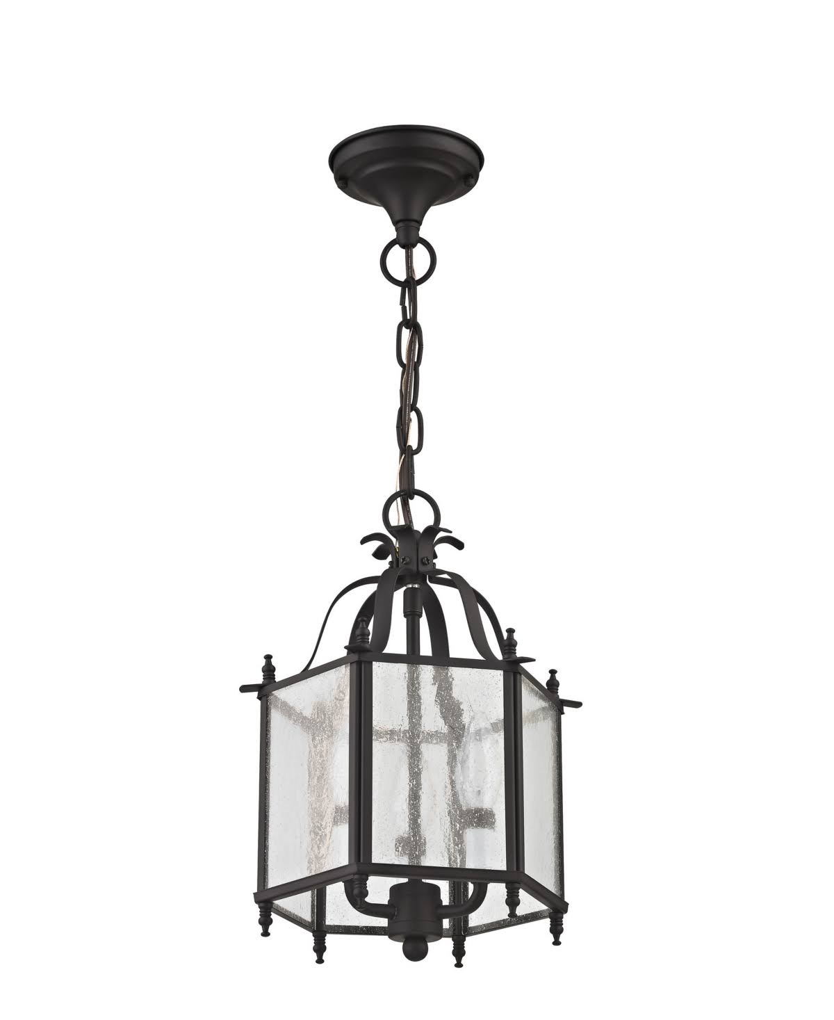 Brushed Nickel Convertible Chain Hang Ceiling Mount Light T26103