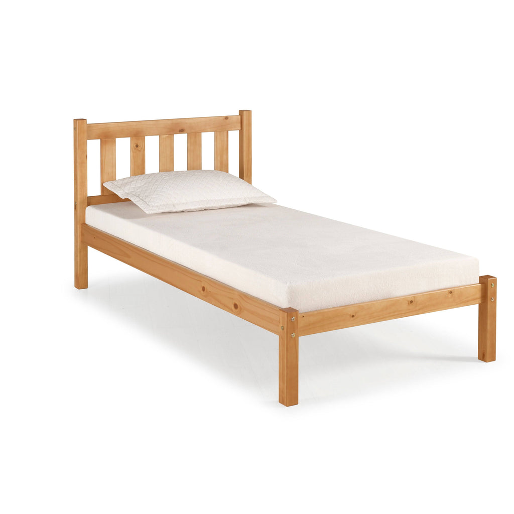 White Twin Bed with Storage Drawers R933