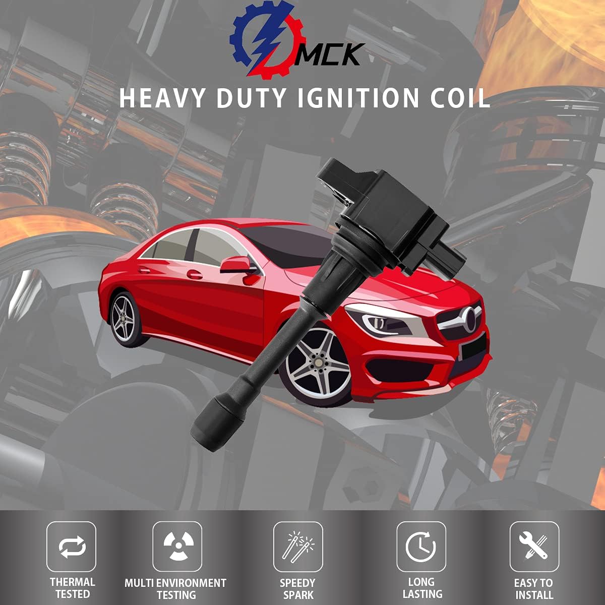 4pc Ignition Coil Pack And Spark Plug Compatible With Nissan Versa 2012 2013 2014 1.6L S246056