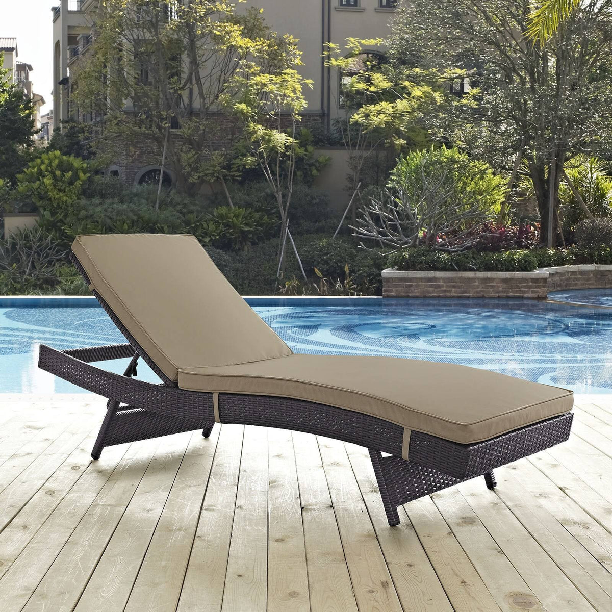Brown Outdoor Patio Chaise A765881