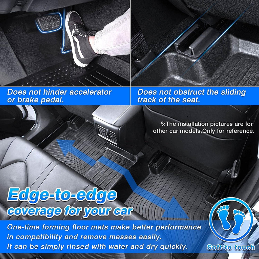 All Weather Floor Liners for Ford Ranger Super Crew TPE Q304