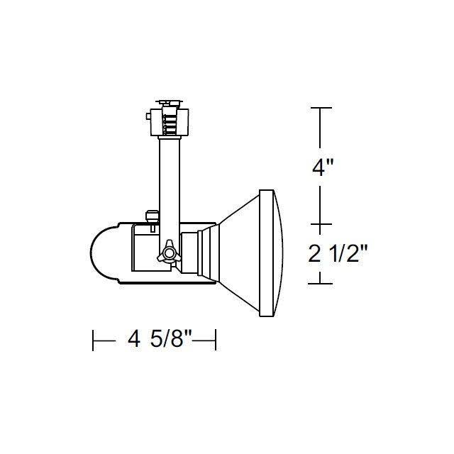 White Mini Universal Track Light V609919