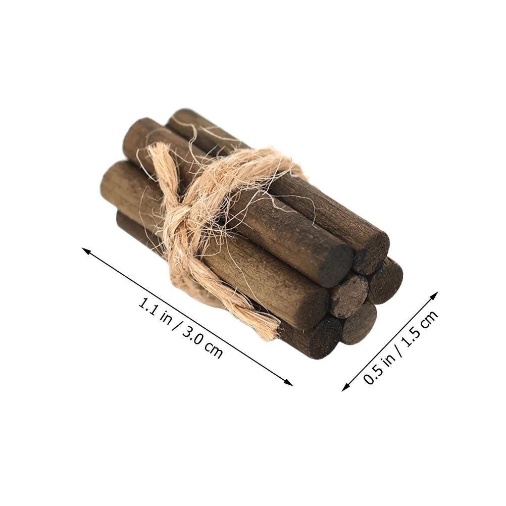Miniature Firewood Pile Decorations U9674