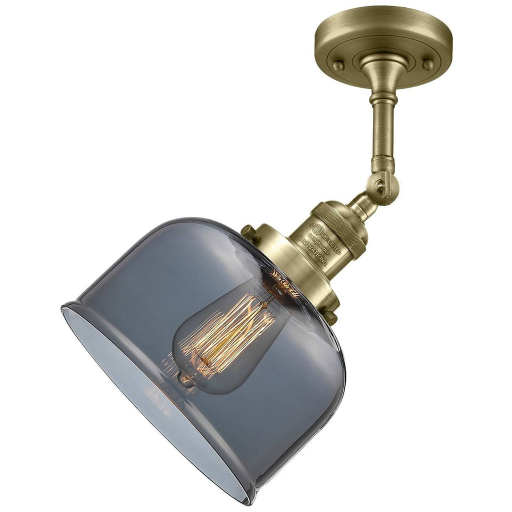 Antique Brass Semi Flush Mount Light O5399