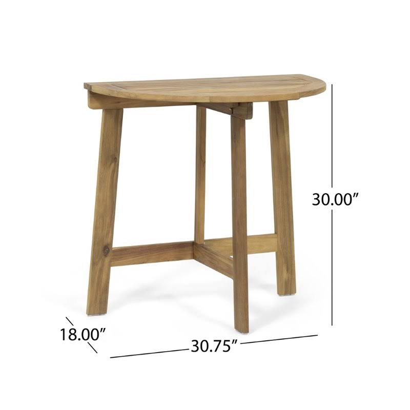 Acacia Wood Folding Bistro Table H740579