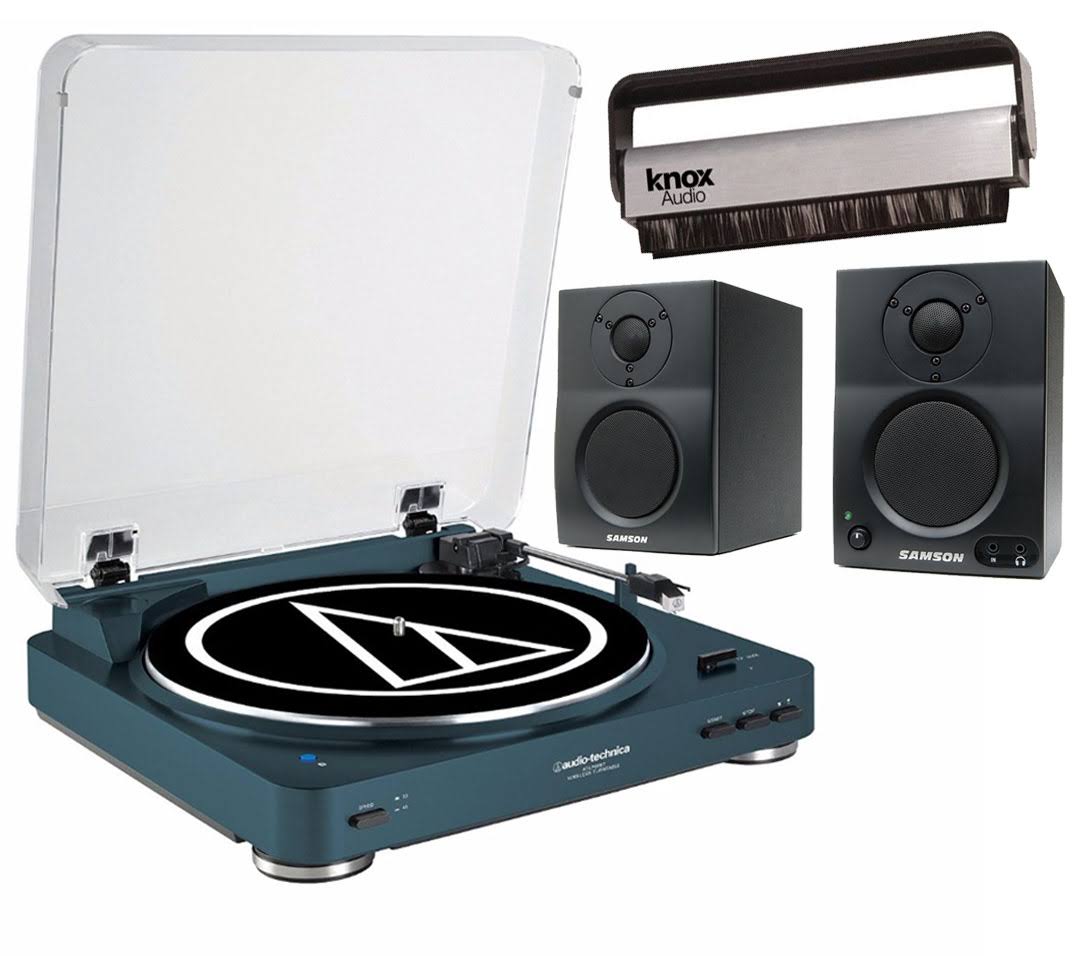 Turntable with Monitors and Brush T14835