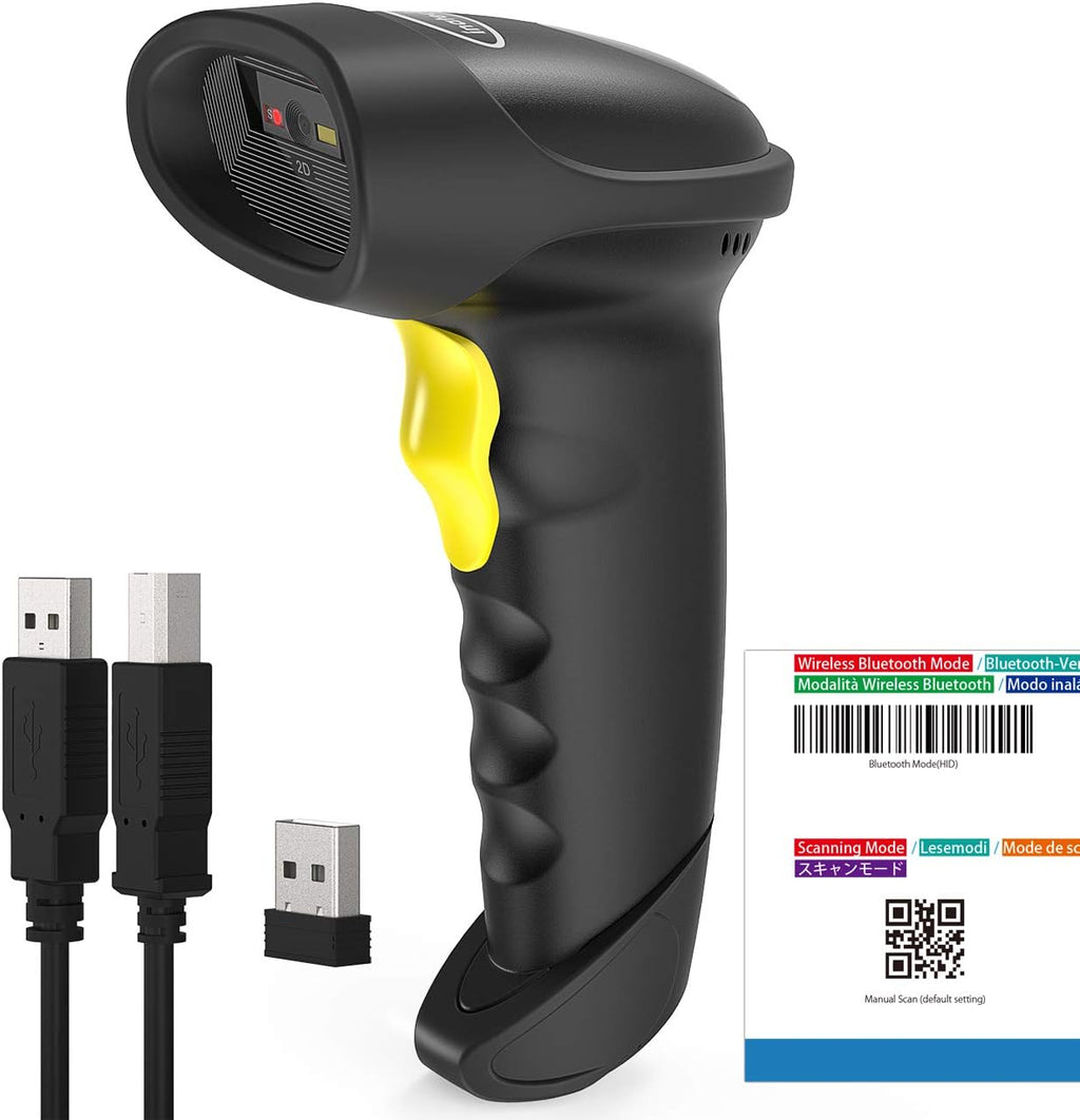 Wireless Bluetooth 2D Barcode Scanner Z97209