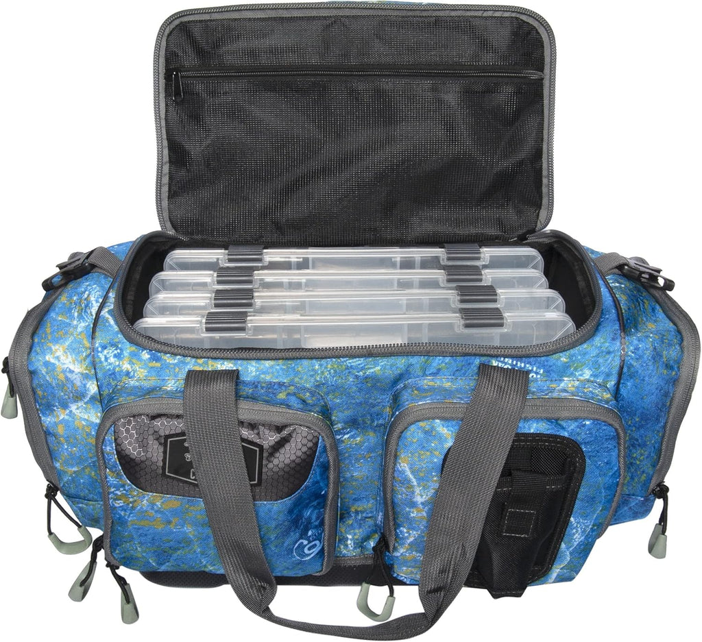 3700 Size Tackle Bag with 4 Trays and Adjustable Straps A94492