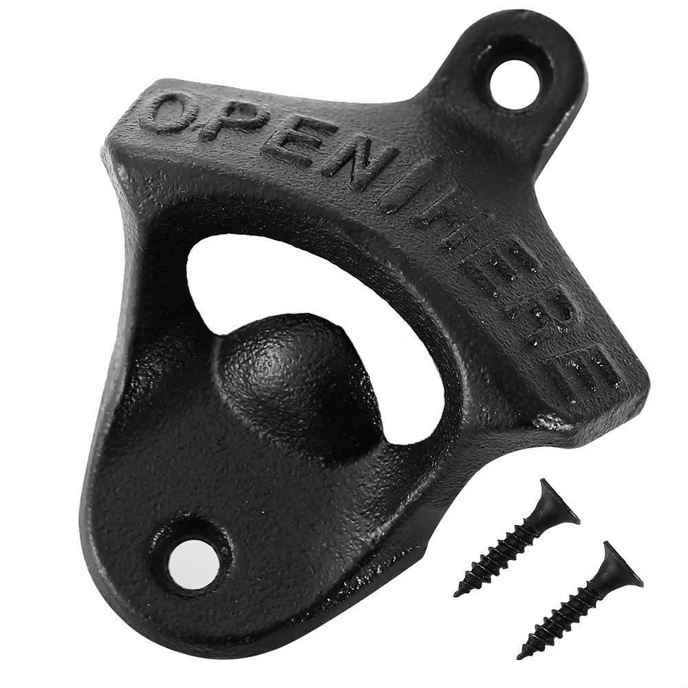 Rustic Cast Iron Bottle Opener V1789