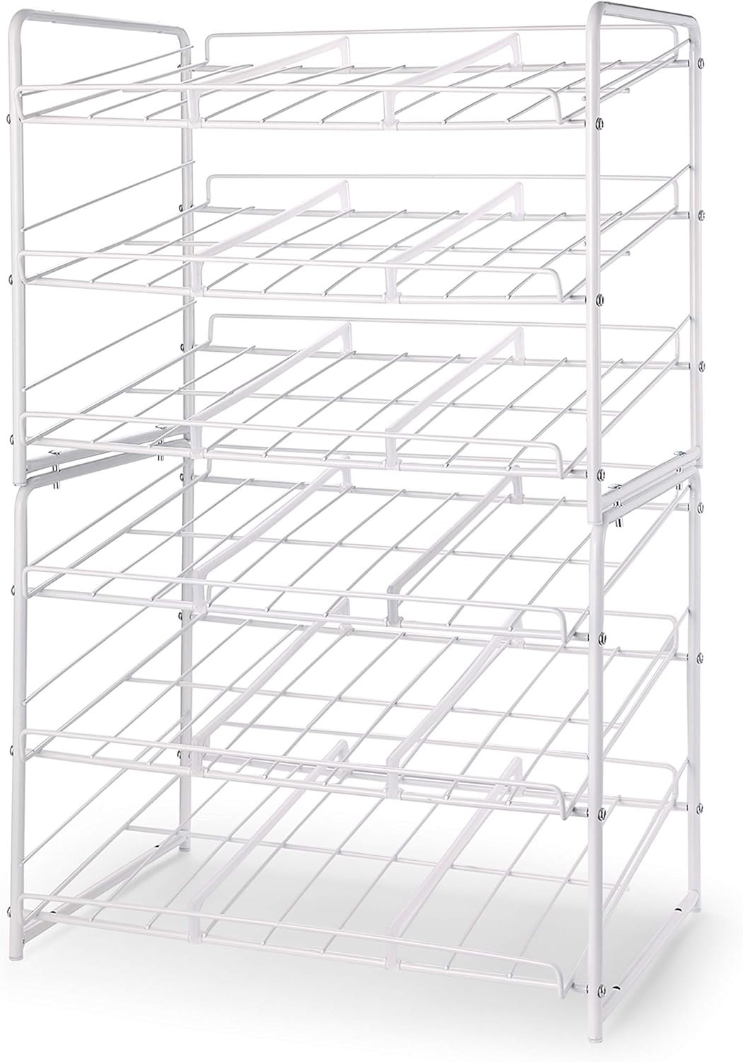 Chrome Stackable Can Rack Organizer, Pack of 2 M675675
