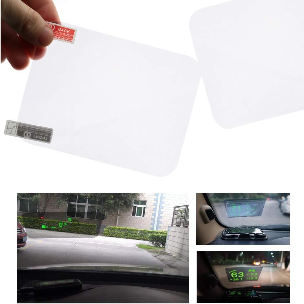 2-Pack HUD Reflective Windshield Film (5.9X5.1Inch) Z723