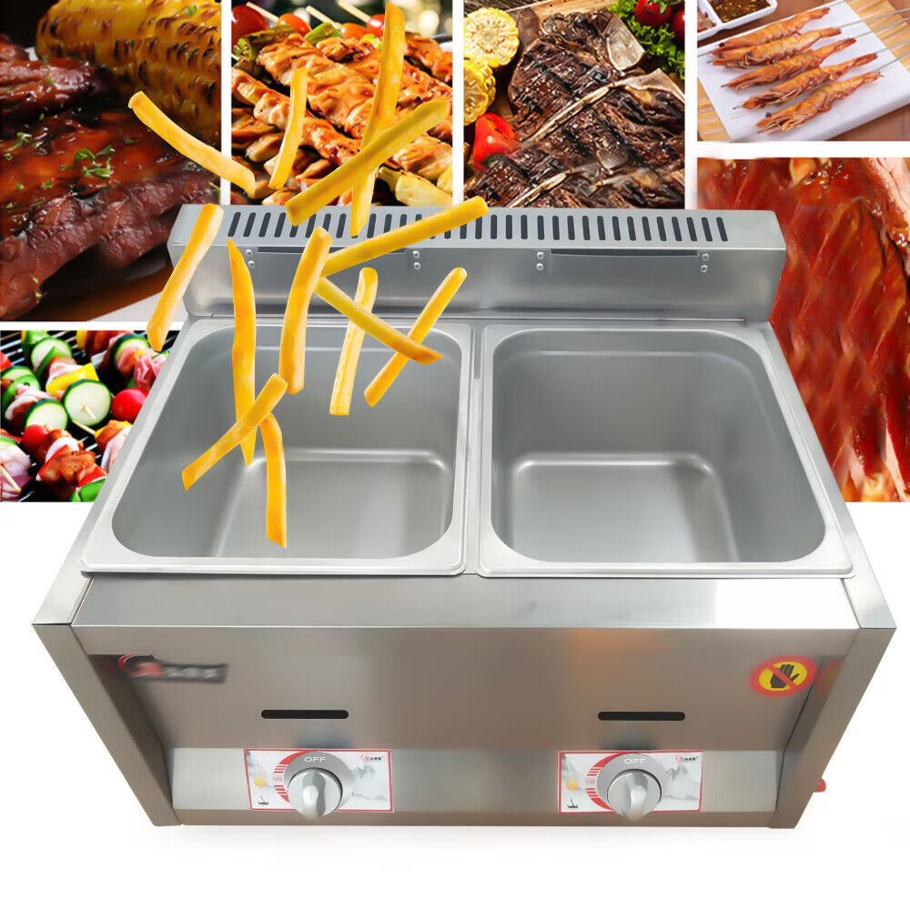 12L Propane Gas Food Warmer Deep Steam Table O661716