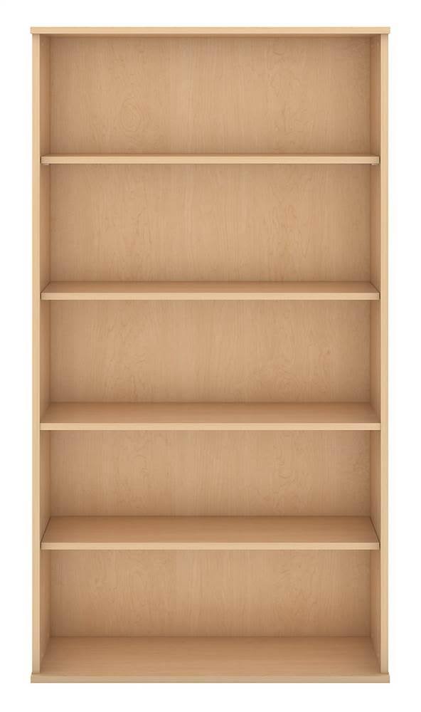 Natural Maple 5 Shelf Bookcase D390