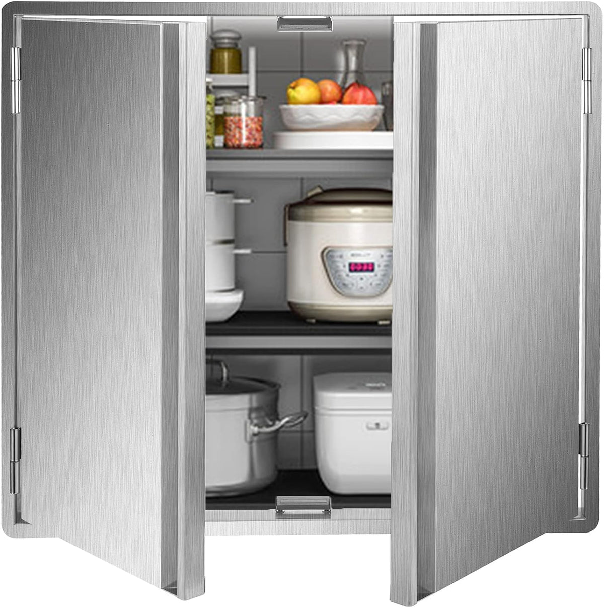 Stainless Steel Double Wall Outdoor Kitchen BBQ Access Door 33W x 23H Inch Z414444