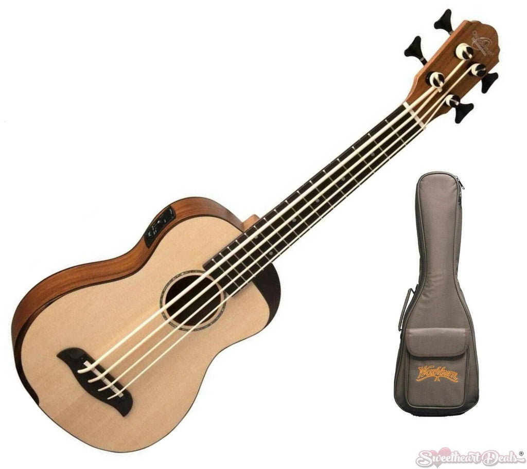 Acoustic Electric Bass Ukulele V56081